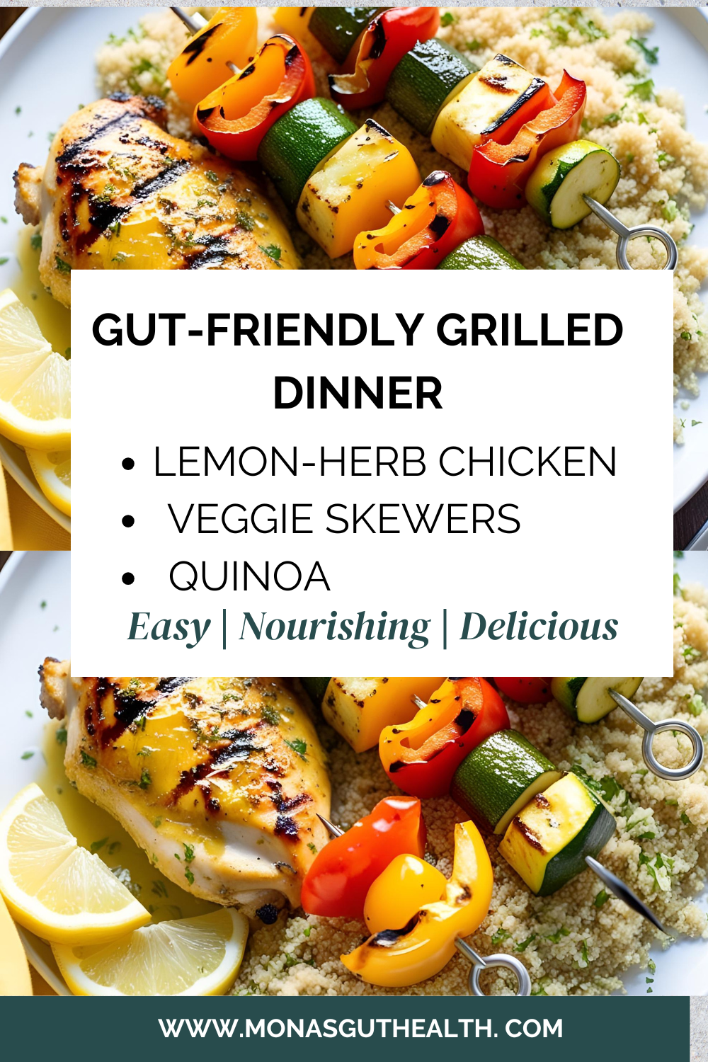 Chicken with Veggie and quinoa